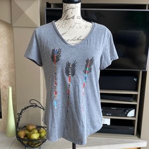 Women’s Toms T-shirt, arrowhead design, large